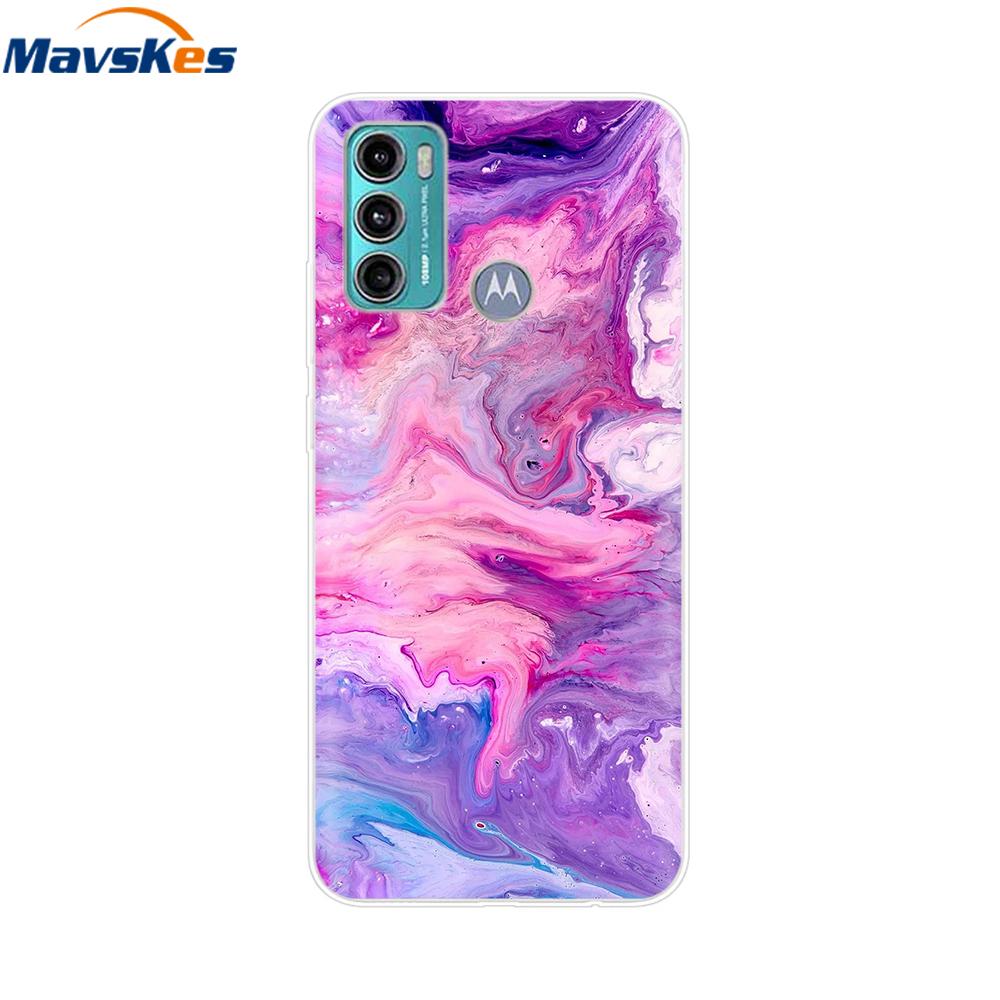 G60S Case For Moto G60S Protective Cartoon Transparent TPU Silicone Phone Cases For Motorola Moto G60 Cover G 60s Fundas Bumper