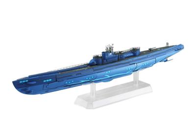 Aoshima Bunka Kyozai Масштаб Подводная лодка Ars Nova Синяя сталь Приблизительно Пластиковая модель (АОСИМА) 1/350 И-401, 260 мм,