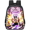 Рюкзак One Piece Луффи для детей Школьный рюкзак Прочный нейлон Мультяшный дизайн