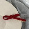 Красные Яркие Маленькие Ацетатные Зажимы для Волос Французская Шпилька Ретро Стиль Красный Зажим для Волос Милый Сломанный Модный Зажим для Волос Заколки Женские