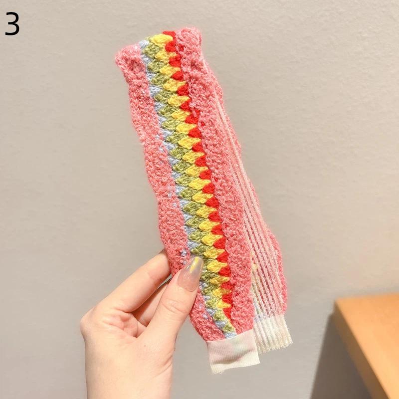 Soft and Comfortable Vintage Knitted Hair Hoops for Girls Daily Accessories