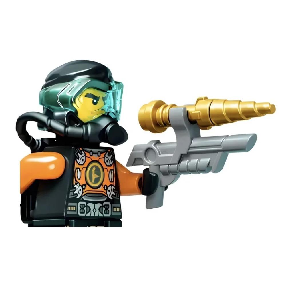 Набор Ниндзя Конструктор Драконы Огненного Леса Запретная Пятерка Мини Фигурки Игрушки