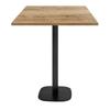 70 X 70 Cm High Table - Round Model Slovenian Oak