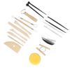Clay Tools Kit Sculpting Tools Wooden Material Shaping Building Modeling Carving Accessories for Pottery Arts Craft