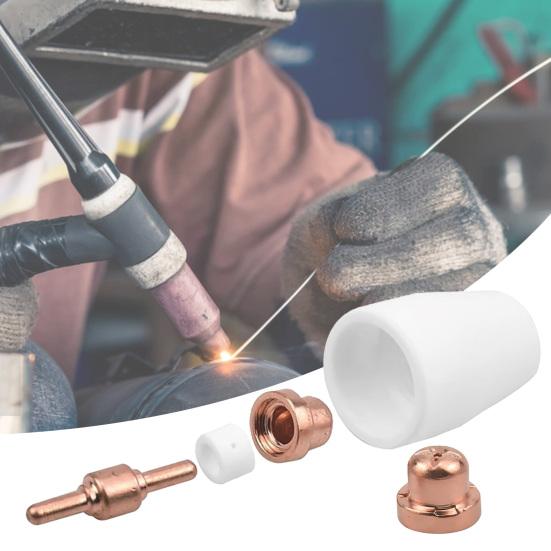 100 шт. PT31 LG40A расходные материалы для плазменной резки, прочные, простые в установке, компактные, профессиональные, комплект наконечников для электродов, мастерская