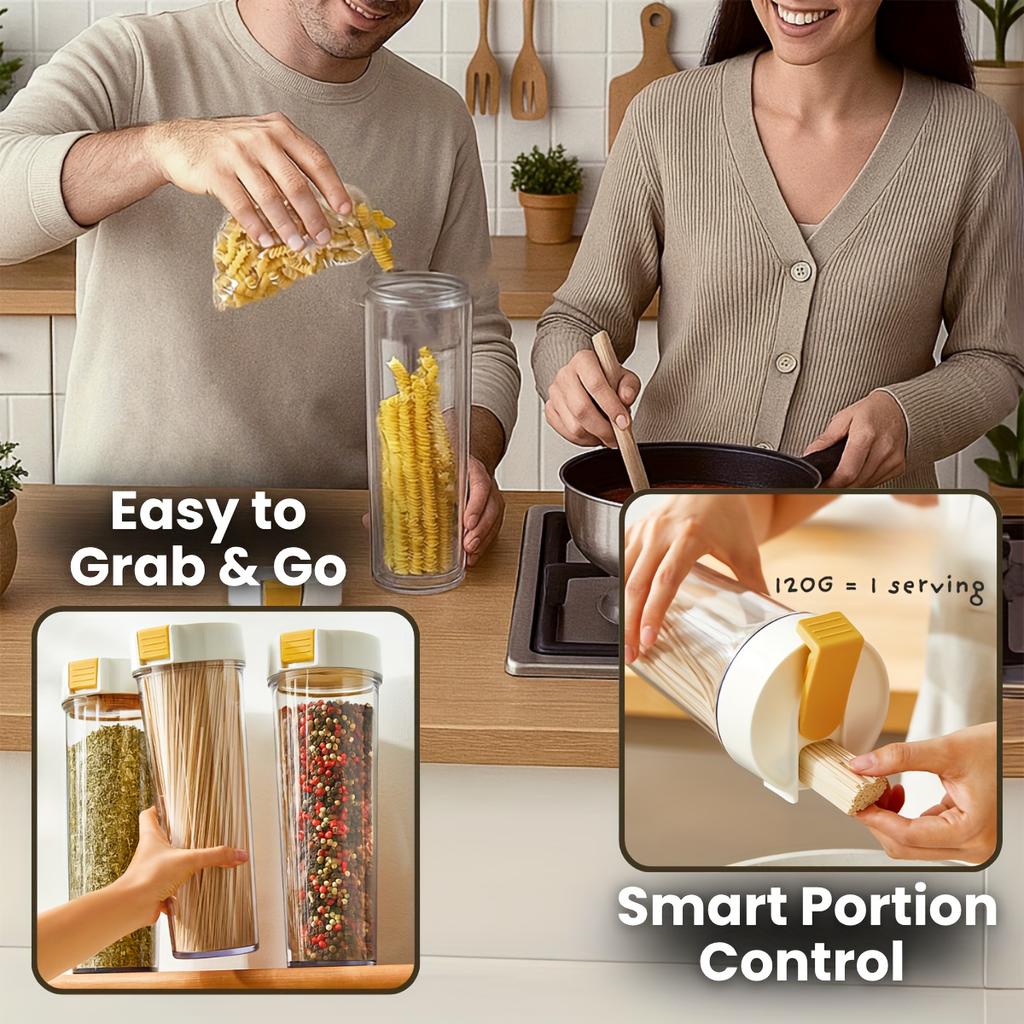 Noodle Jar Food Storage Box Kitchen Noodle Spaghetti Container Sealed Pasta Storage Box Food Keep Fresh Box Refrigerator Storage