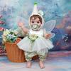 Очаровательная кукла-реборн Fairy Angel Baby Doll 18 дюймов, мягкий силиконовый винил, милая кукла-фея с крыльями, волосы с имплантацией вручную, коллекционная подарочная игрушка для украшения
