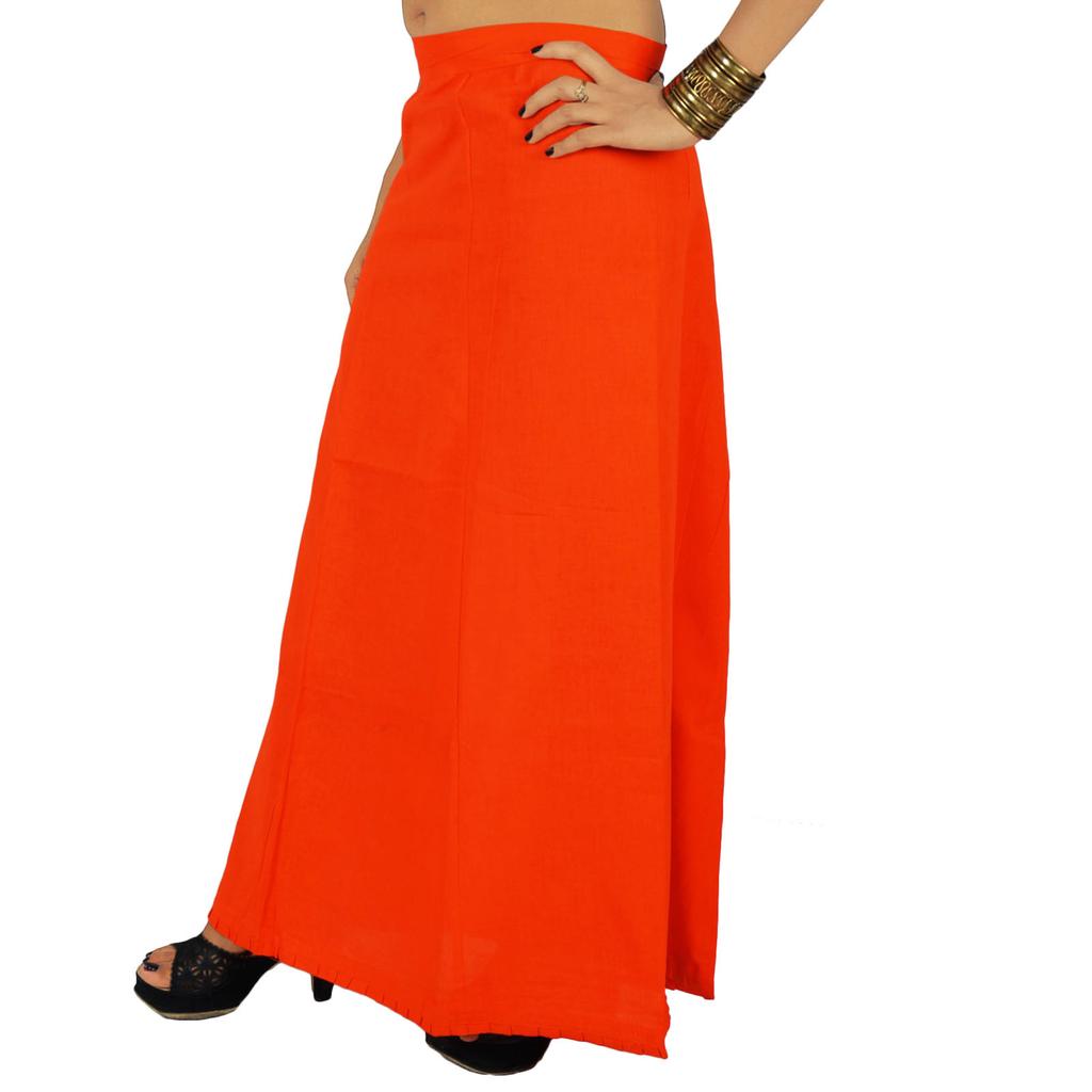 Твердым хлопком Болливуда сшитая Инскирд подкладка индийской юбки для сари