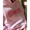 GLYDE Casual Embroidered Hooded Sweatshirt Fashion Loose Long Sleeve Pocket Solid Color Pullover Hoodie For Women