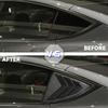 For Tesla Model Y - Car Rear Window Shutter Cover Trim Window Louver Side Vent Trim Sport Style  Accessories