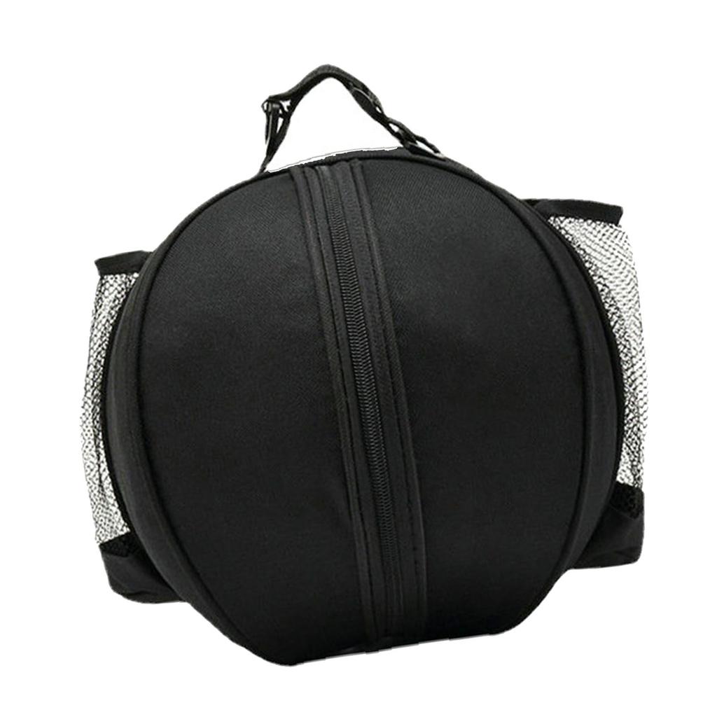 Круглая баскетбольная сумка большой вместимости водонепроницаемая ткань Оксфорд уличная спортивная баскетбольная сумка с эластичным сетчатым карманом красная