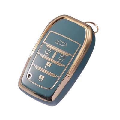 YANMW Новый чехол для ключа Voxy 90 Series, совместимый с умным ключом Toyota Noah 90 Series NOAH VOXY Alphard Key Chain 5 (Синий, Кнопки)