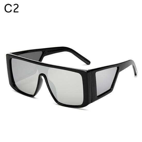 European New Square Sunglasses Women New Big Oversized Flat Top Sun Glasses Female Vintage Retro Shades for Women Men UV400