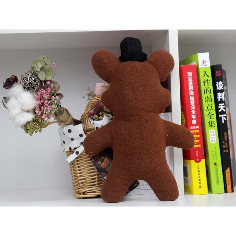 Плюшевая игрушка Fnaf Five Nights At Freddy's Мягкий фиолетовый коричневый черный медведь Рождественский подарок