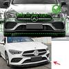 Для Mercedes Benz CLA Class C118 W118 X118 CLA180 200 220 250 CLA35 CLA45 AMG 2019-2023 Накладка на передний бампер Диффузор Сплиттер Защита