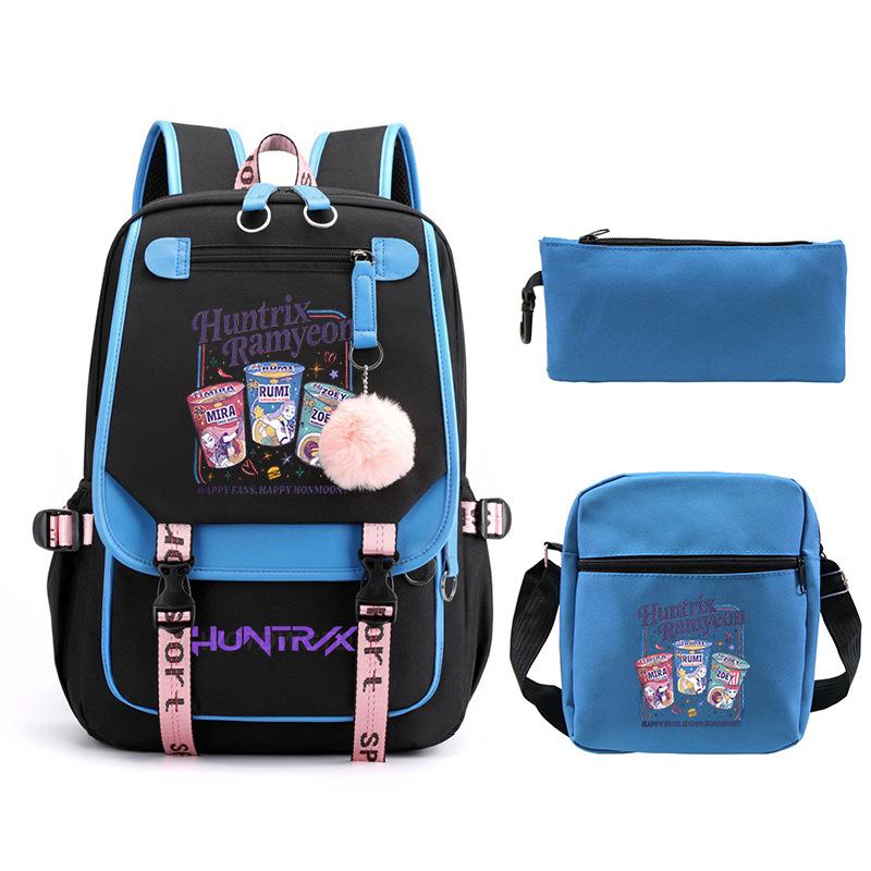 Animation Cartoon Printing High Value Fashion Shoulder Bag Casual Pencil Bag Campus Trend Student Schoolbag