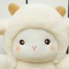 Sheep Plush Doll PP Cotton Fully Filled Super Cute Lamb Doll Plushies Ornament Sleeping Companion Soft Stuffed Animal Cartoon Sheep Doll Birthday