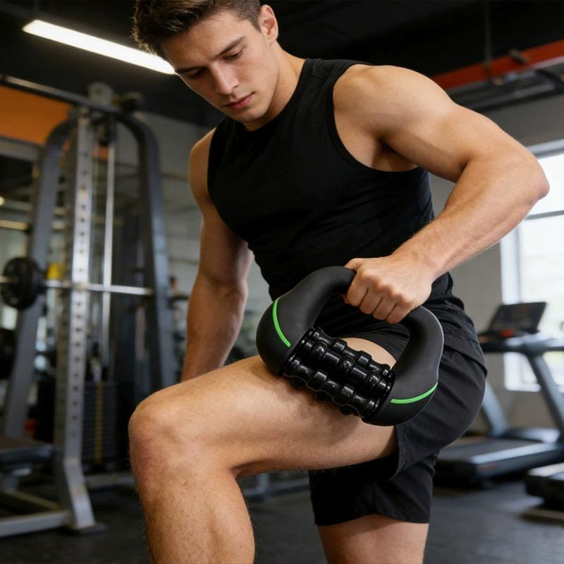Masajeador corporal eléctrico con rodillos 8 niveles de intensidad para alivio muscular
