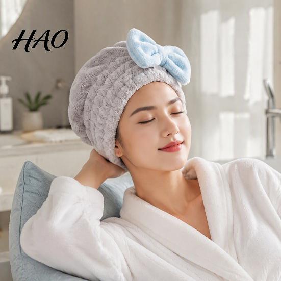 Мягкое полотенце для волос для душа, обертка с бантом, женский тюрбан из микрофибры, дорожное, сушащее, против пушистости, впитывающее, длинное, густое, для кудрявых, очень большое