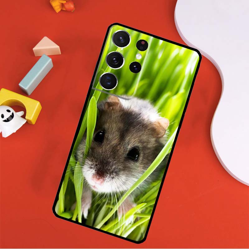 Милый Прелестный Чехол для Телефона с Хомяком для Samsung Galaxy S25 Ultra S24 Ultra S9 S10 S20 S21 S22 S24 Plus S23 FE