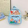 Thickened Cartoon Animal Daypack Nylon Large Capacity School Bag Capybara Backpack  Friends