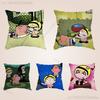 BBilly and Mandy Print Polyester Pillow Case for Valentine gift Home Sofa Cushion Cover Decoration Custom