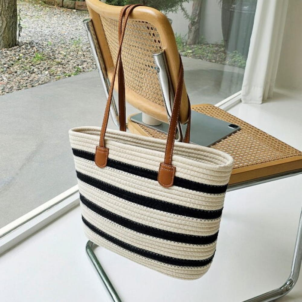 Fromheaven Iftan Bobsang Shoulder Rattan Bag Knit