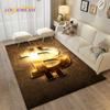 Bitcoin Carpet Bedroom Bedside Decor Rug Bitcoin 3d Floor Mat Large Cartoon Area Rug Living Room Creative Bitcoin Non-slip Mat