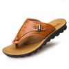 Fashion Men's Sandals 2024 Summer New Fashion Casual Cowhide Slippers for Men Outdoor Beach Flip-flops Zapatos De Hombre Shoes Male