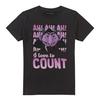 Sesame Street Unisex Adult The Count Ah! Ah! Ah! T-Shirt