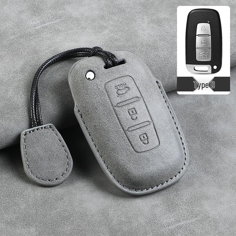 Sheepskin Key Case for Hyundai Elantra, Tucson, ix25, ix35, and More