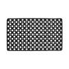 Bathtub Shower Mat TPE Black Non Slip Bath Shower Floor Mat with Drainage Hole Bath Mats for Home