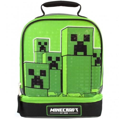 Minecraft Детская/детская сумка для обеда Double Creeper