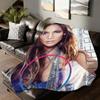 Американская певица Дженнифер Лопес Плед Для Дивана Офиса Кровати Самолета Путешествий Сон Чтение Отдых Кемпинг Мягкий И Теплый