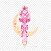 Sailor Moon Wand Chibiusa Tuxedo Mask Iron On Patches For Clothing Applique Stickers On Clothes Heat-Sensitive Custom Patch