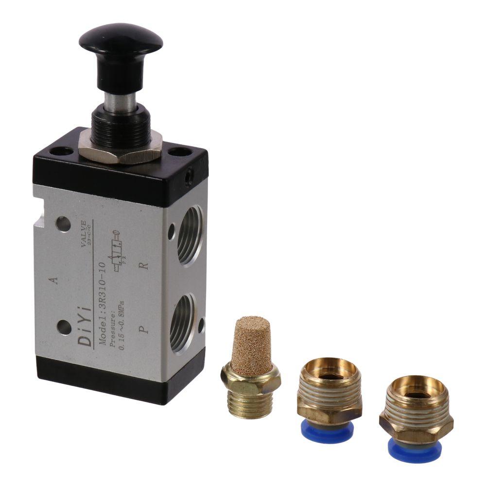3 Way Solenoid Valve Air Hand 3R210-08   Controlling Pilots or Diaphragms of Larger Valves