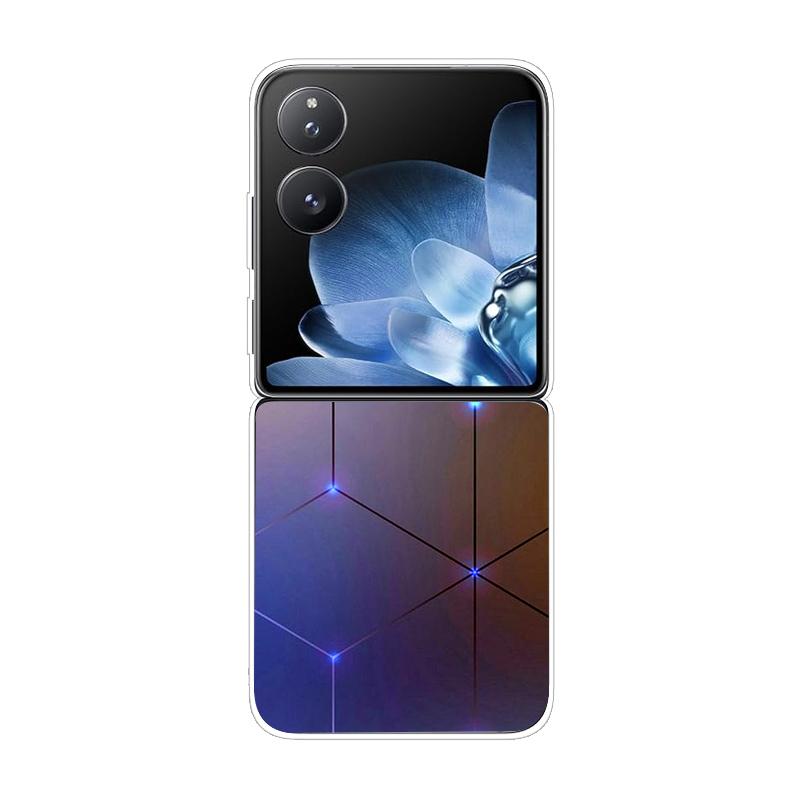 Твердая ПК-накладка для Xiaomi Mix Flip Противоударный чехол для телефона для Mi Mix Flip 5G Ультратонкая задняя прозрачная накладка MixFlip Чехол Coque Funda