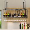 Metal Hanging Wine Rack Bar Cabinet Open Cabinets Wine Rack Elegant Stands Home Hanging Vitrinas High End Bar Furniture