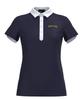 Short Sleeve Polo Shirt Moisture Quick UV Golf M [Pin Apparel] Women's (Cool Core Wicking, Drying, Protection) / / 622-4260810 120_Navy