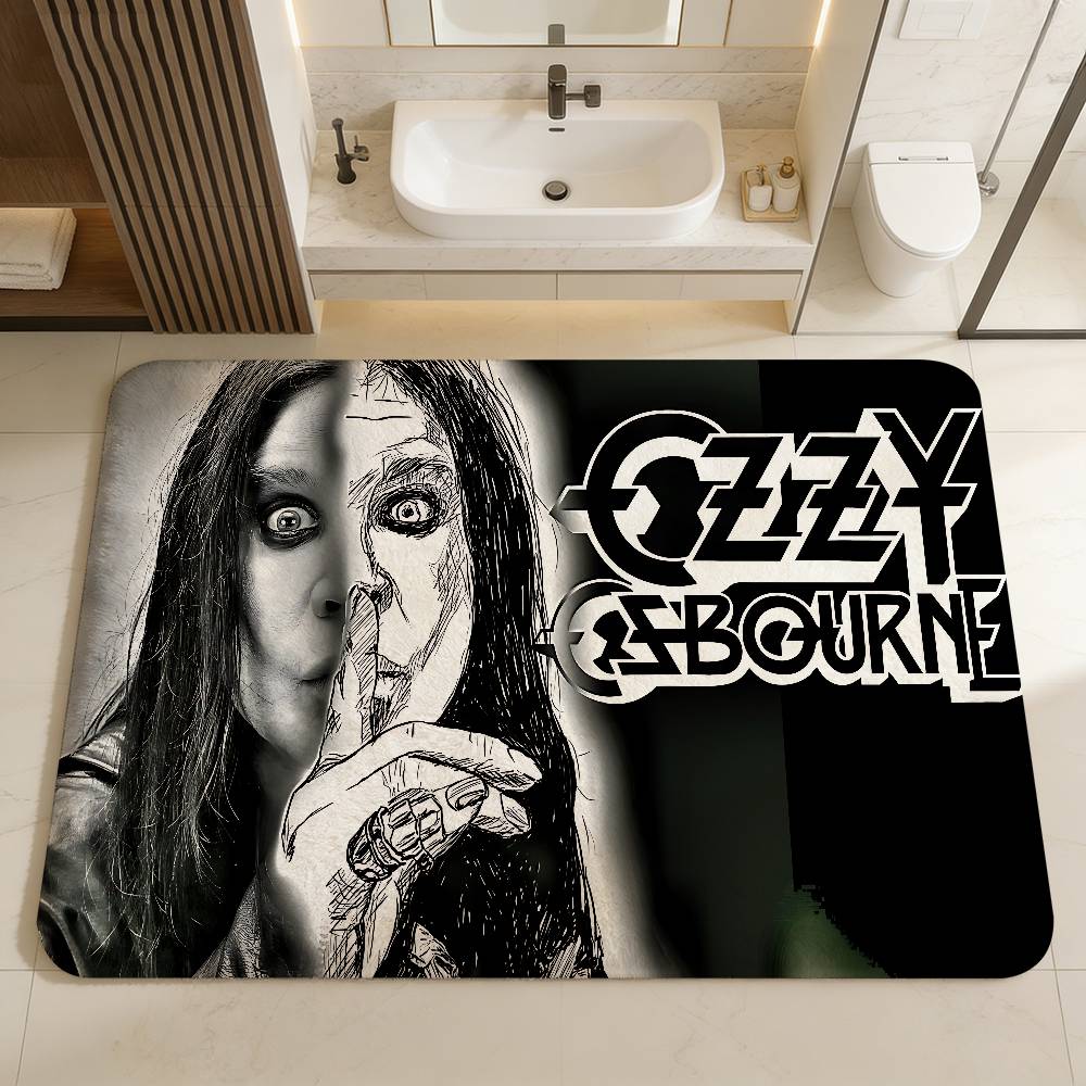 Коврик для комнаты Rock O-OzzyS Osbourne Дешевле Противоскользящий Современный Коврик с рисунком для гостиной, балкона, Приветственный коврик