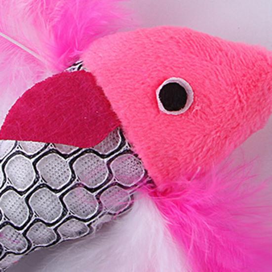 Игрушка-палочка для кошек, интерактивная игрушка с бионическим дизайном, плюшевая игрушка-палочка для домашних животных, замена игрушки