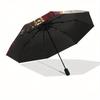 Yin Yang Tiger Art Print: Harmony in DesignUmbrella, Portable 3-Fold Compact Umbrella for Men & Women Gift