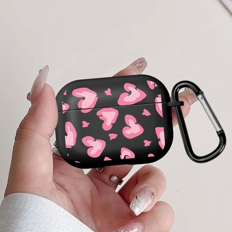 Чехол для наушников с принтом розового леопарда Чехол-кейс Для Airpods Pro2 2 Pro 3 Pro3 4 1
