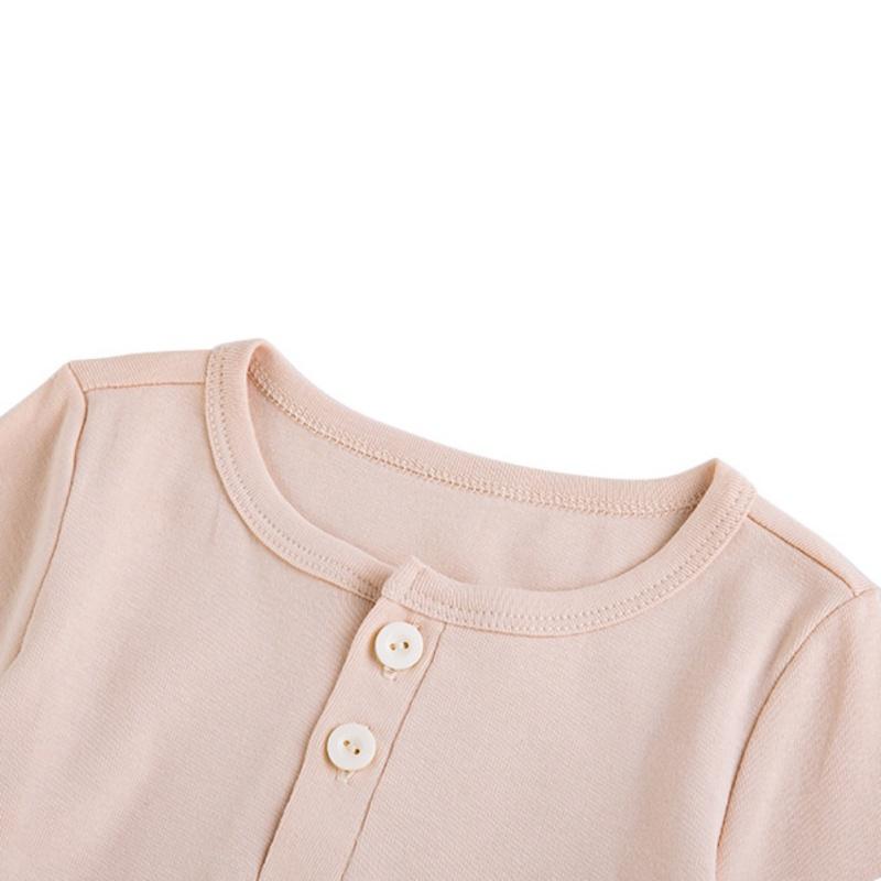 Infant Romper Baby Long Sleeve Top Newborn Triangle Bodysuit Cotton Loungewear for Boys and Girls