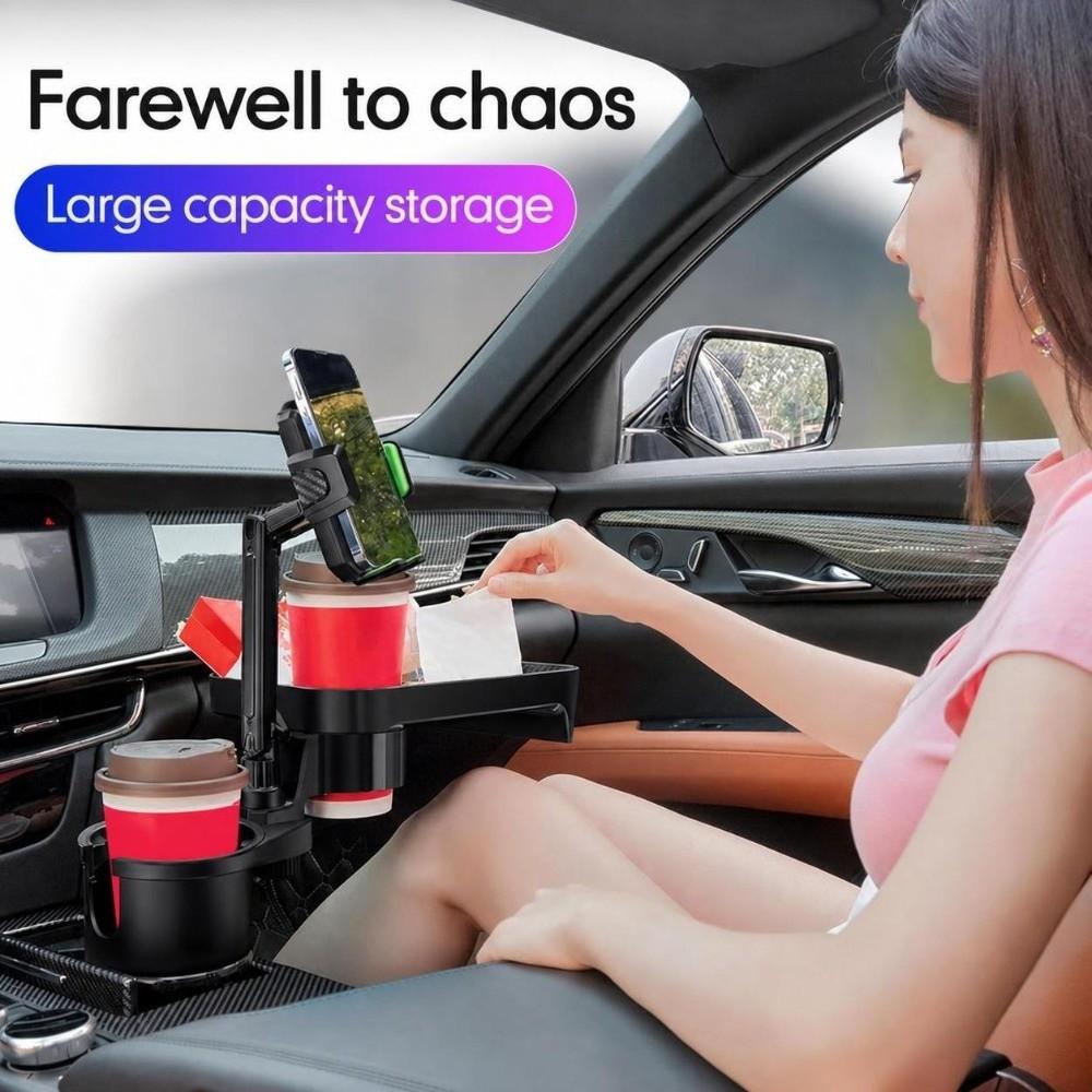 Adjustable Base Car Cup Holder 360° Rotation Car Cup Holder Expander  Car Organizer