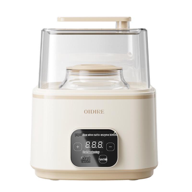 OIDIRE Multi-Functional Yogurt, Natto, Pickles, Rice Wine Fermenter - 1-2L Glass, Smart Home Use
