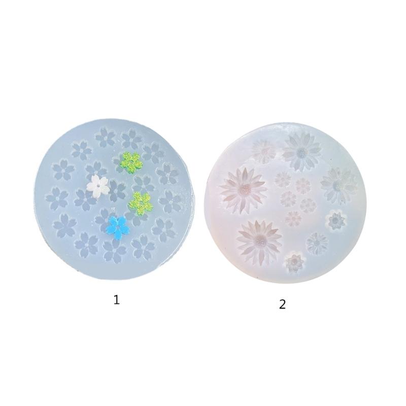 Форма для эпоксидной смолы, форма для брелока, силиконовая форма "Ромашка" для эпоксидной смолы, для подвески, брелока, ожерелья, серег, изготовления украшений