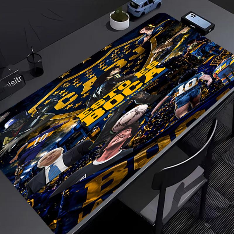 Club Atlético Boca Juniors Mouse Pad - Non-Slip Rubber Base, Smooth Surface for Work,Gaming,Office,And Home Use, Desk Mouse Pad