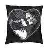 Flirtationship Bride Of Frankenstein Cushion Cover Horror Film Floor Pillow Case For Sofa Fashion Pillowcase Home Decor