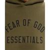 Fear of God Мужская флисовая толстовка с капюшоном Essentials Olive, цвет зеленый 192BT246254F